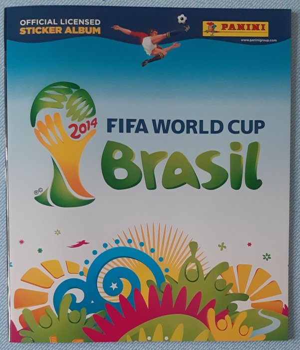 Panini - World Cup Brasilien 2014 - Tomt album + komplet løst klistermærkesæt