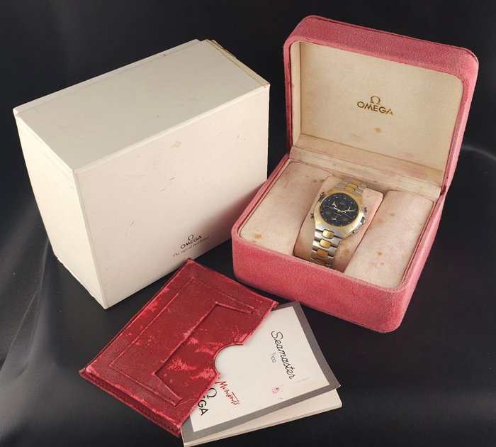 Omega - Seamaster Polaris 1/100 Chronograph 'With Box' - 386.1231.1 - Mænd - 1990-1999