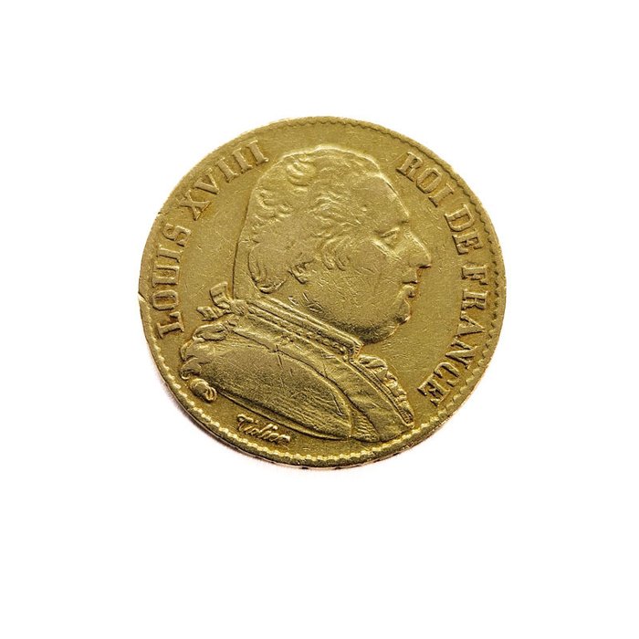 Frankrig 20 Francs 1814-A Paris Louis XVIII (1814-1824)