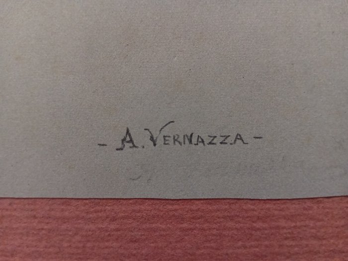 Angelo Vernazza (1869–1937) - Profilo di ragazza