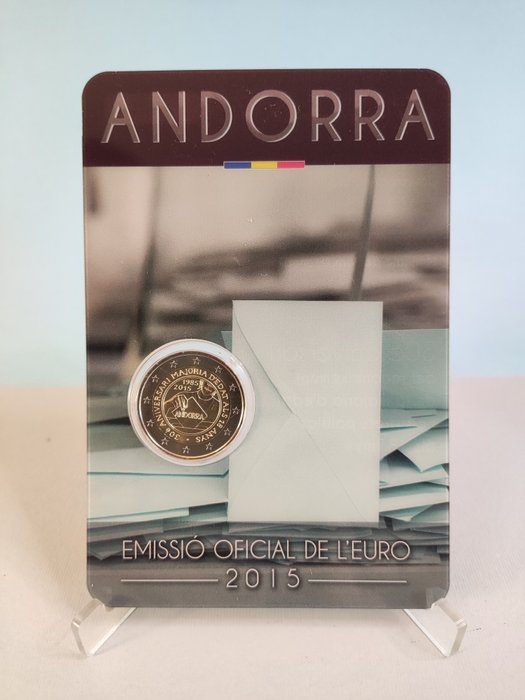 Andorra. 2 Euro 2014/2015 (3 coincards)  (Ingen mindstepris)