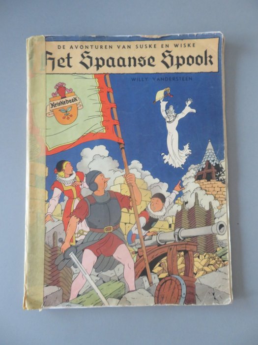 Suske en Wiske 2 - Het Spaanse Spook - Blauwe reeks - 1 Album - Første udgave - 1952