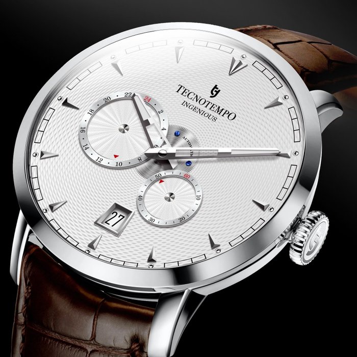 Tecnotempo - "Ingenious" - White Dial - Limited Edition 150PCS - - Ingen mindstepris - TTINGW - Mænd - 2011-nu