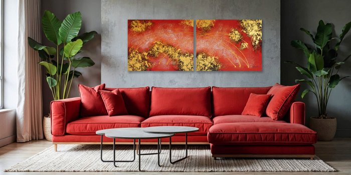 Monika Spiewak - Abstract - XXL -  on Frame - Ready to Hang