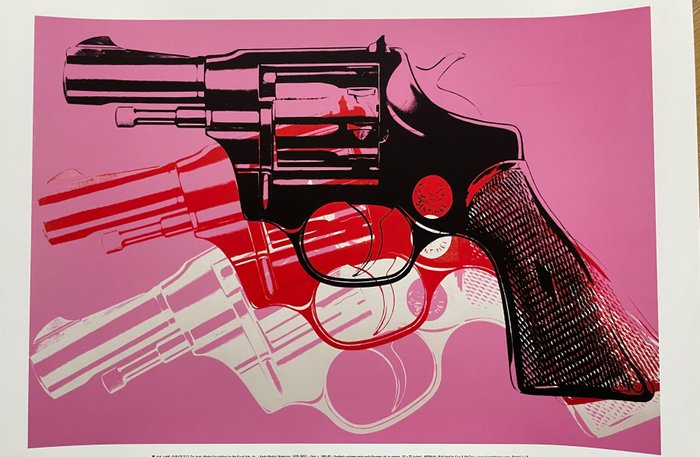 Andy Warhol (after) - (1928-1987), Gun, c. 1981-82, copyright 2013 Andy Warhol Foundation for the Visual Arts, Inc,