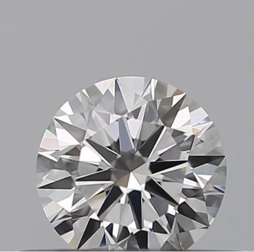 1 pcs Diamant  (Natur)  - 0.30 ct - Rund - D (farveløs) - VVS2 - Gemological Institute of America (GIA) - *3EX*