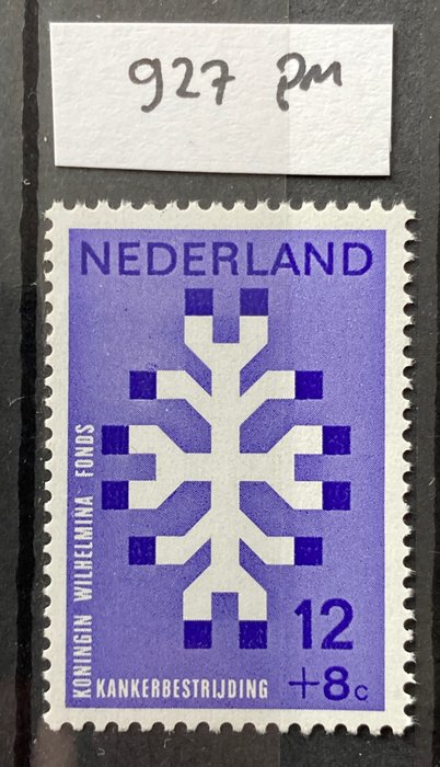 Holland 1969 - Pladefejl på Cancer Control-serien - alle kendte pladefejl i henhold til Mast 2022 - Mast 927 P / 929 PM7