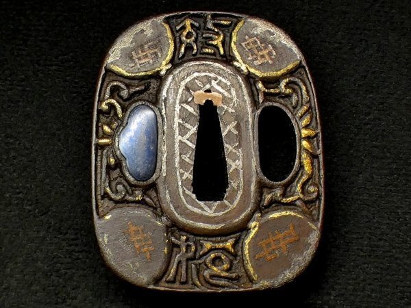 Nanban stil Tsuba - Japan - Edo-perioden (1600-1868)