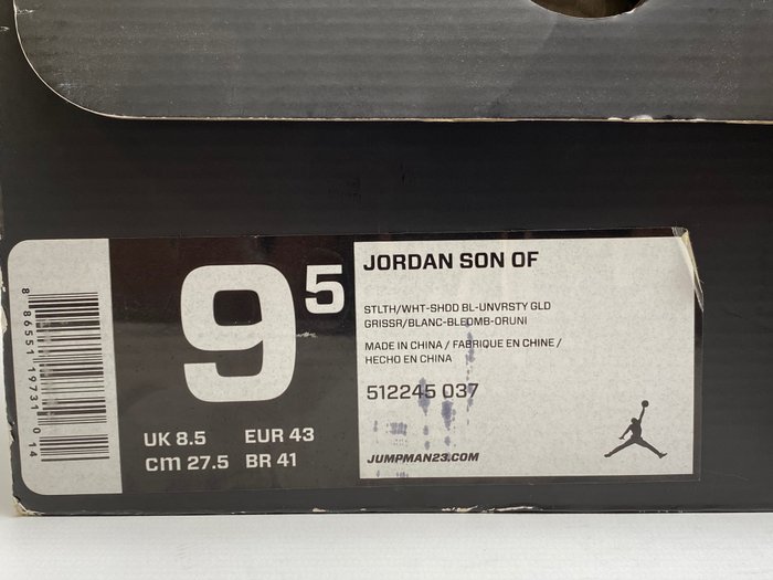 Air Jordan - Sneakers - Størelse: 43 (EU/IT) / 9 (UK) / 10 (US) - Nyt med labels