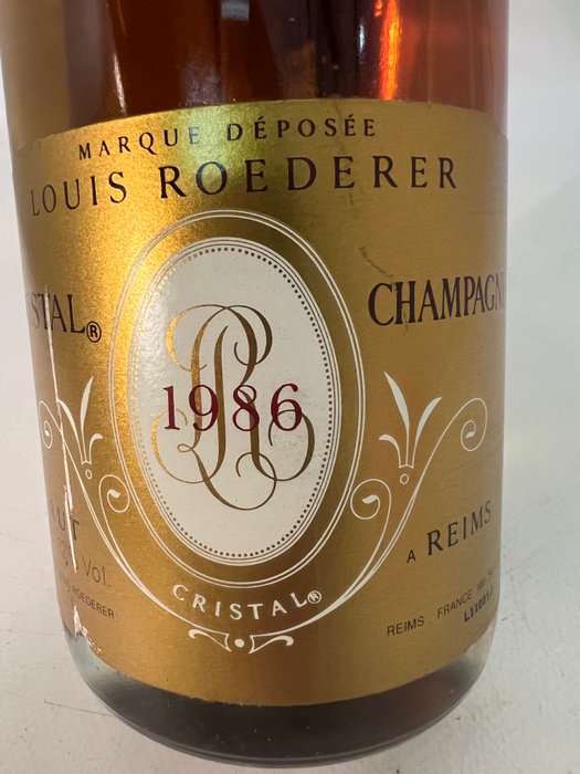 1986 Louis Roederer, Louis Roederer, Cristal - Reims Brut - 1 Flaske (0,75L)