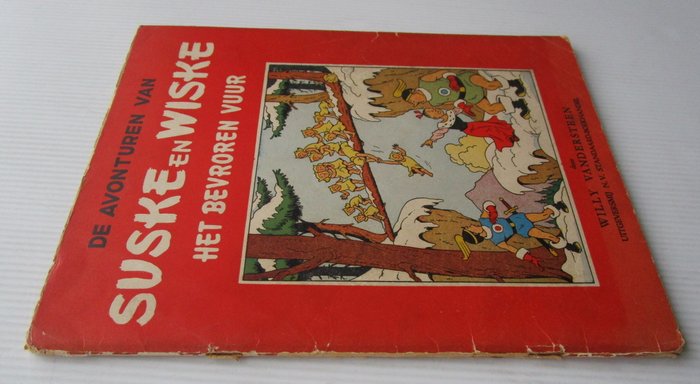 Suske en Wiske RV-15 - Het bevroren vuur - 1 Album - Første udgave - 1952