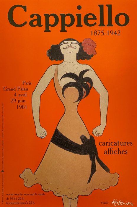 Leonetto Cappiello, after - "Caricatures affiches" - Grand Palais Paris - 1980‹erne