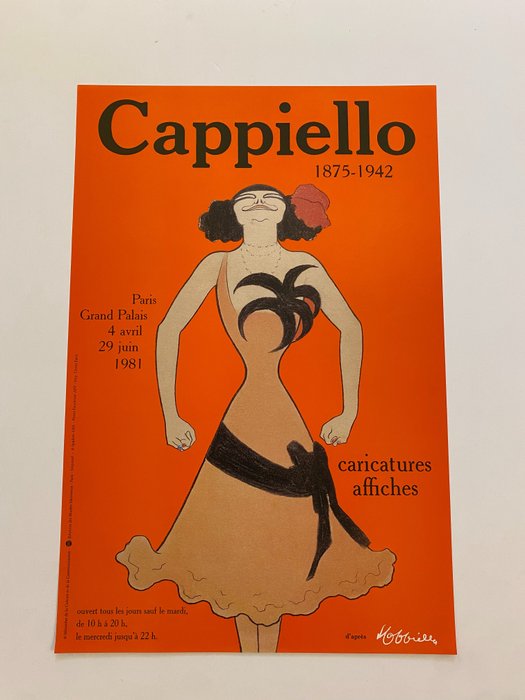 Leonetto Cappiello, after - "Caricatures affiches" - Grand Palais Paris - 1980‹erne