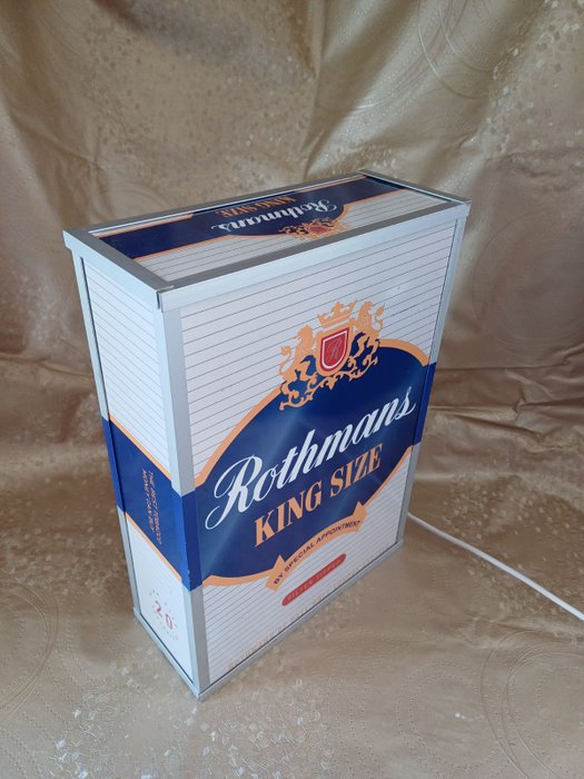 Rothmans - Reklameplakat - Metal, plexiglas