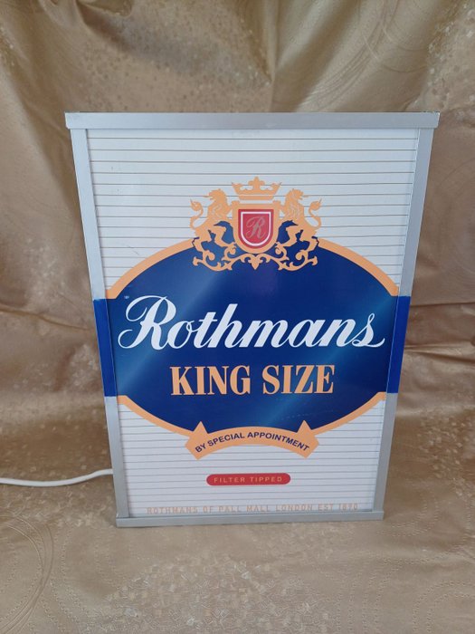 Rothmans - Reklameplakat - Metal, plexiglas