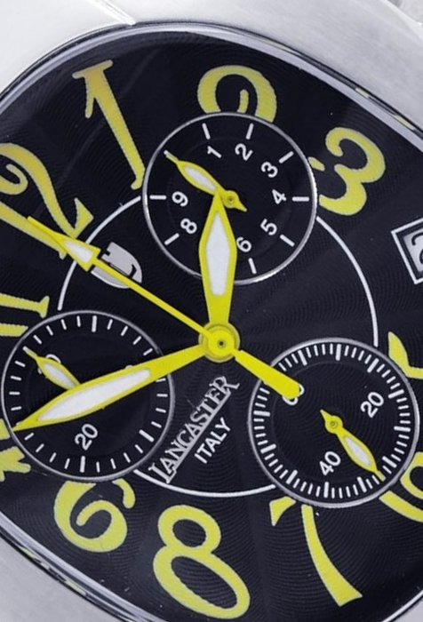 Lancaster Joss gelb Swiss Made ETA Werk Chronograph Italy Design - Ingen mindstepris - 0289 Yellow 13851 - Mænd - 2011-nu