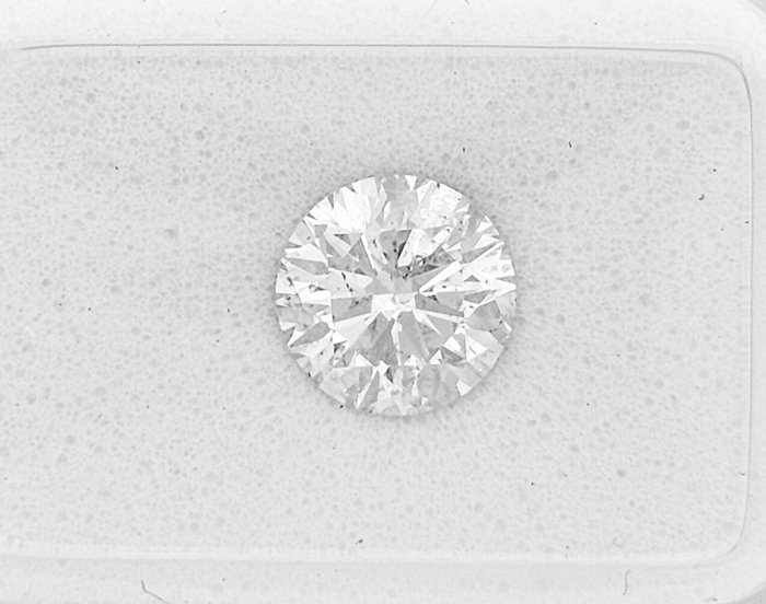 1 pcs Diamant  (Natur)  - 1.06 ct - Rund - F - I1 - Gemewizard Gemological Laboratory (GWLab)