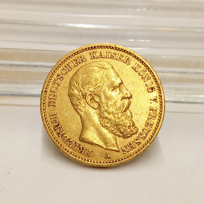 Tyskland Preussen Friedrich III 20 Mark 1888