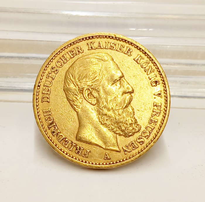 Tyskland Preussen Friedrich III 20 Mark 1888