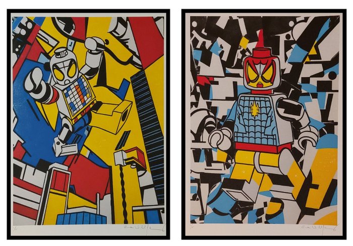 Emma Wildfang - Spiderman "Icons as Still Life - POP ART series Roy Lichtenstein " - 2020+