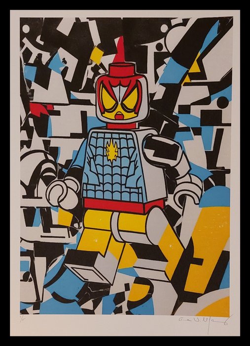 Emma Wildfang - Spiderman "Icons as Still Life - POP ART series Roy Lichtenstein " - 2020+