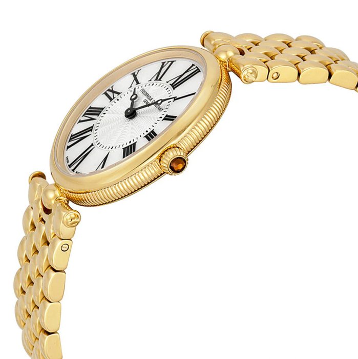 Frédérique Constant - BRAND NEW - Art Deco Oval Gold Plated - FC-200MPW2V5B - Kvinder - 2011-nu