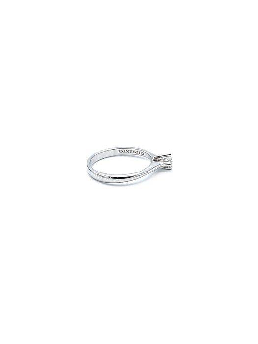 Chimento - Ring - 18 kraat Hvidguld -  020ct tw Diamant