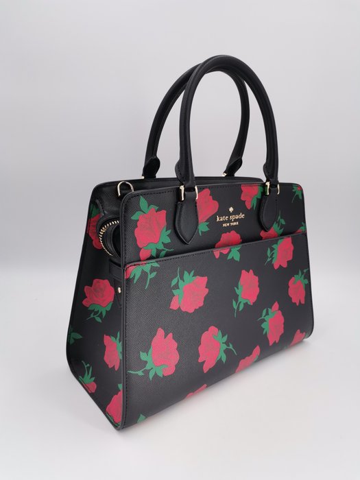 Kate Spade - Madison - rose toss printedschwarz - Håndtaske