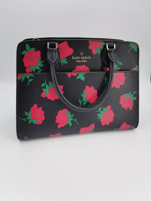 Kate Spade - Madison - rose toss printedschwarz - Håndtaske