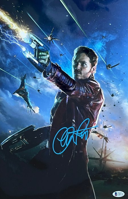 Guardians of the Galaxy - Signed by Chris Pratt (Star Lord)