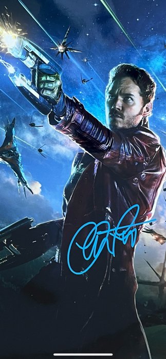 Guardians of the Galaxy - Signed by Chris Pratt (Star Lord)