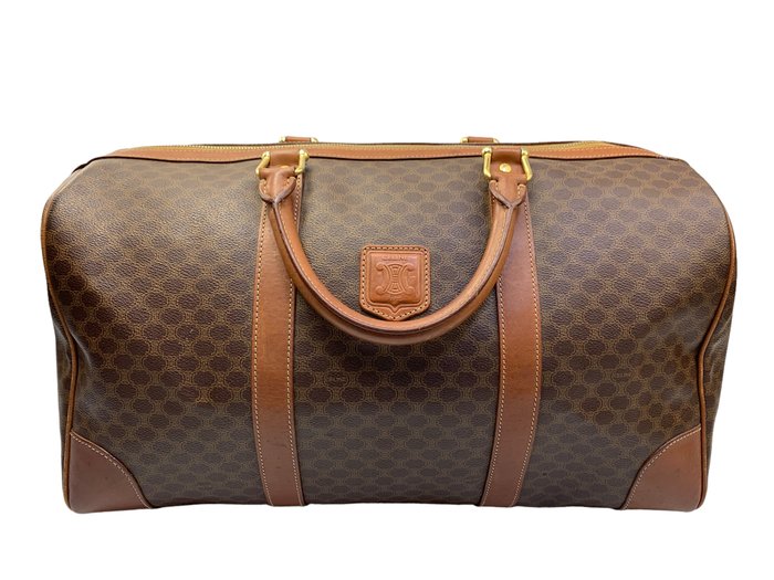 Céline - Unisex Brown Leather Boston - Rejsetaske