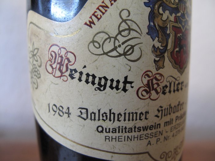 2003 x 2 Eiswein Pfalz  1984 Trockenbeerenauslese -Dalsheimer Hubacker - 3 0,35l/0,5l