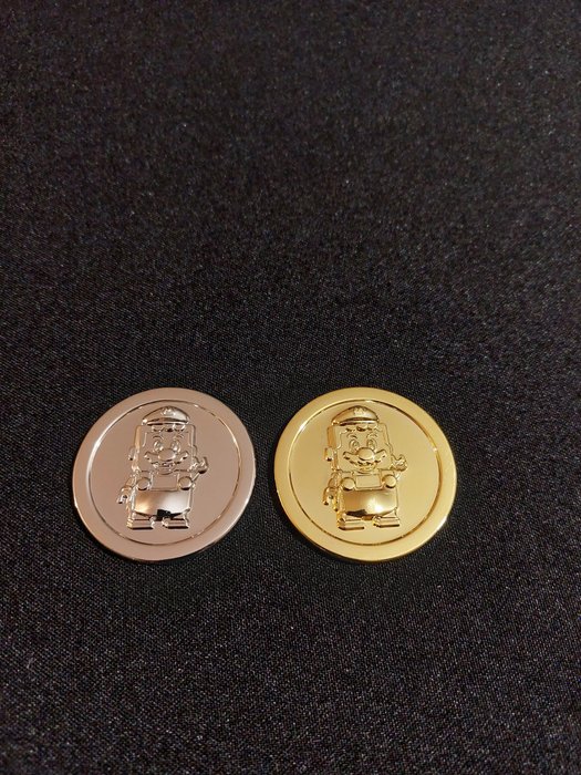 Lego - LEGO NEW super mario coins 1 silver coin and 1 gold coin