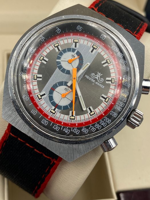 Meister Anker - Mechanical Chronograph - Ingen mindstepris - E3 - Mænd - 1960-1969