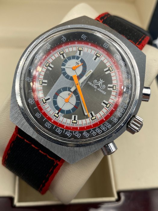 Meister Anker - Mechanical Chronograph - Ingen mindstepris - E3 - Mænd - 1960-1969