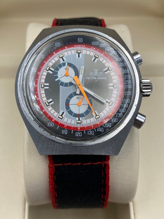 Meister Anker - Mechanical Chronograph - Ingen mindstepris - E3 - Mænd - 1960-1969