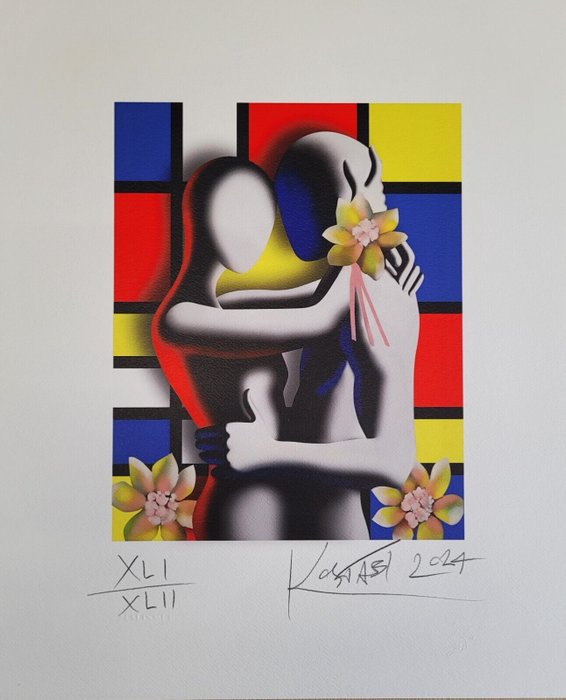 Mark Kostabi (1960) - Blossoming Desire