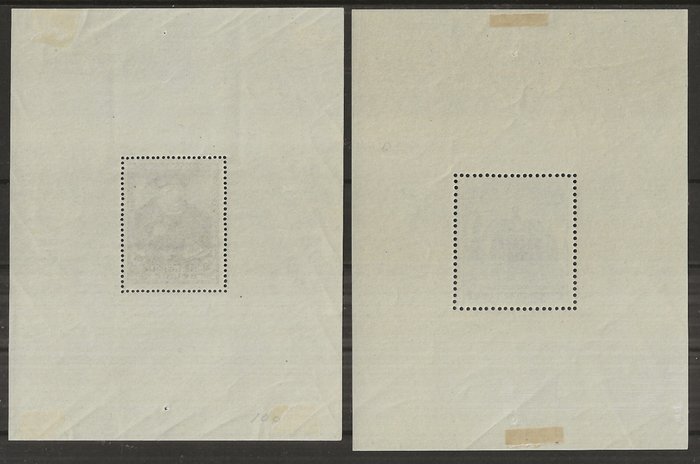 Belgien 1935/1936 - Blokke Tassis, Borgerhout, Charleroi - OBP/COB BL4A, BL5A, BL6A