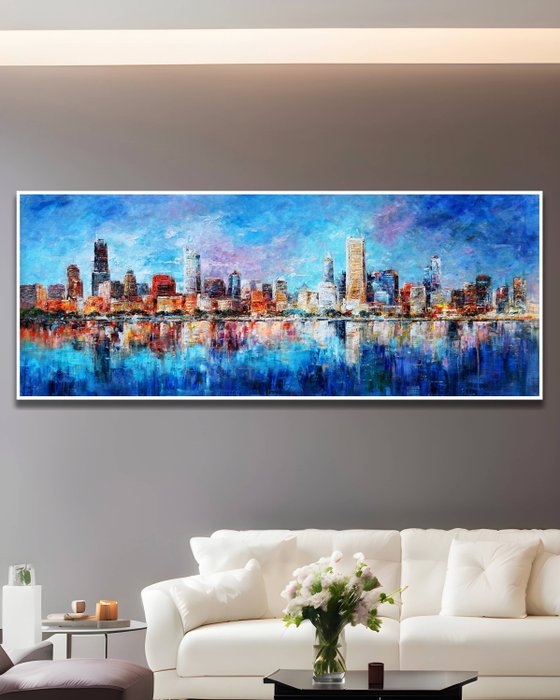 StefanoArt - Chicago Skyline