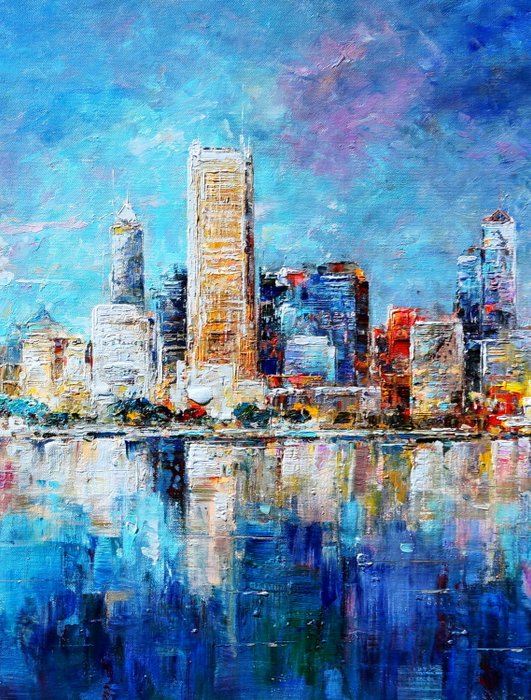 StefanoArt - Chicago Skyline