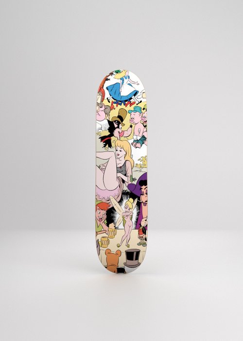 Wally Wood (after) - Disney Orgy 1967  Skateboard