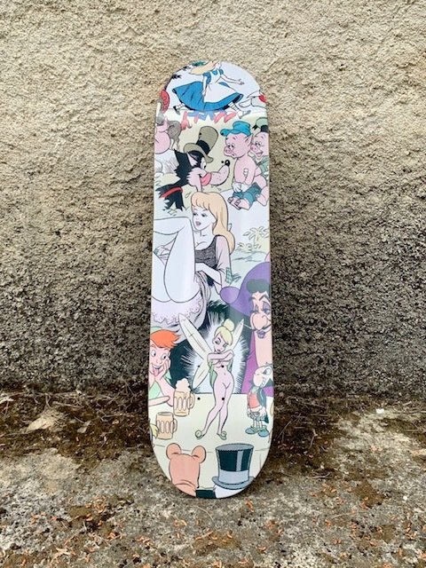 Wally Wood (after) - Disney Orgy 1967  Skateboard