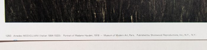 Amedeo Modigliani (1884-1920), d'après - Porträt der Frau Hayden (1918)