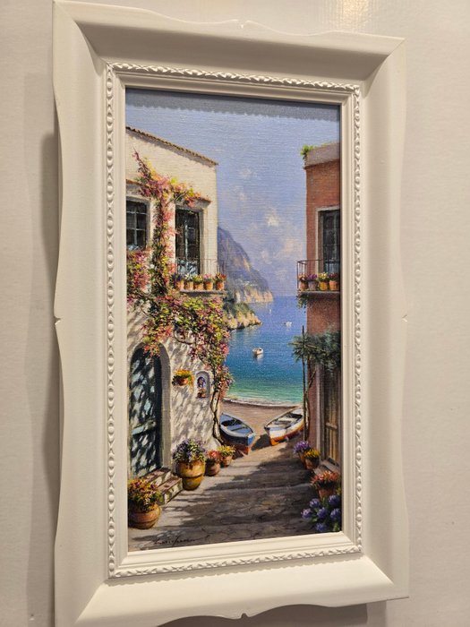 Mario Irace (1951) - Vicolo costiero, Amalfi coast