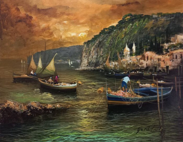 Guido Vuotto (1964) - Sorrento al tramonto