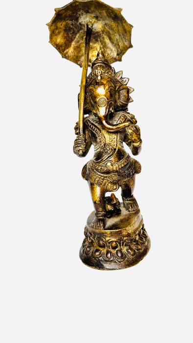 Ganesh guddom i bronze - Indien  (Ingen mindstepris)