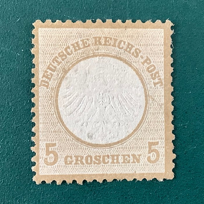 Tyske Kejserrige 1872 - 5 Groschen lille Brutschield - Michel 6