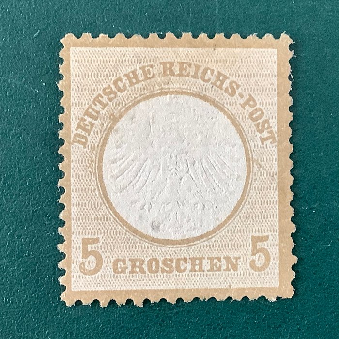 Tyske Kejserrige 1872 - 5 Groschen lille Brutschield - Michel 6