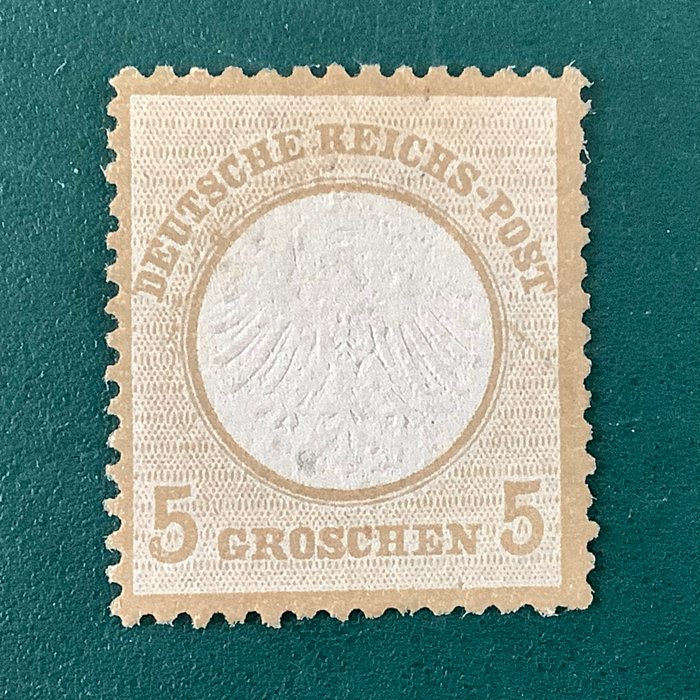 Tyske Kejserrige 1872 - 5 Groschen lille Brutschield - Michel 6